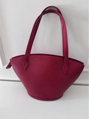 Louis Vuitton Saint Jacques Shoulder Bag Castilian Red Epi Leather